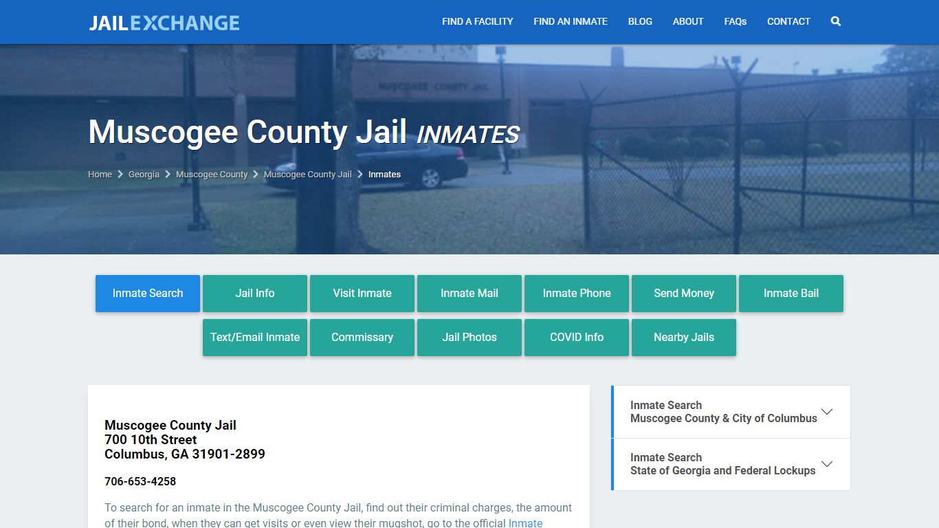 Muscogee County Jail Inmates | Arrests | Mugshots | GA